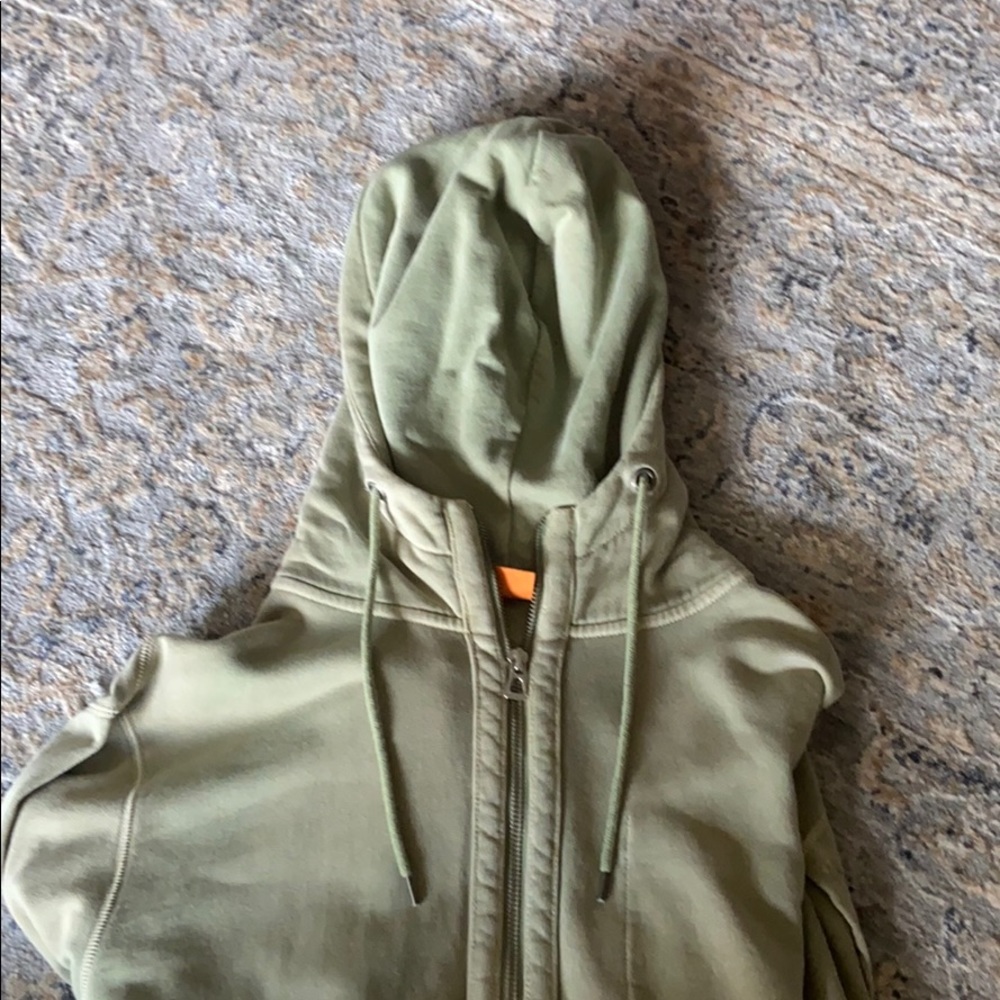 Olive green hoodie
